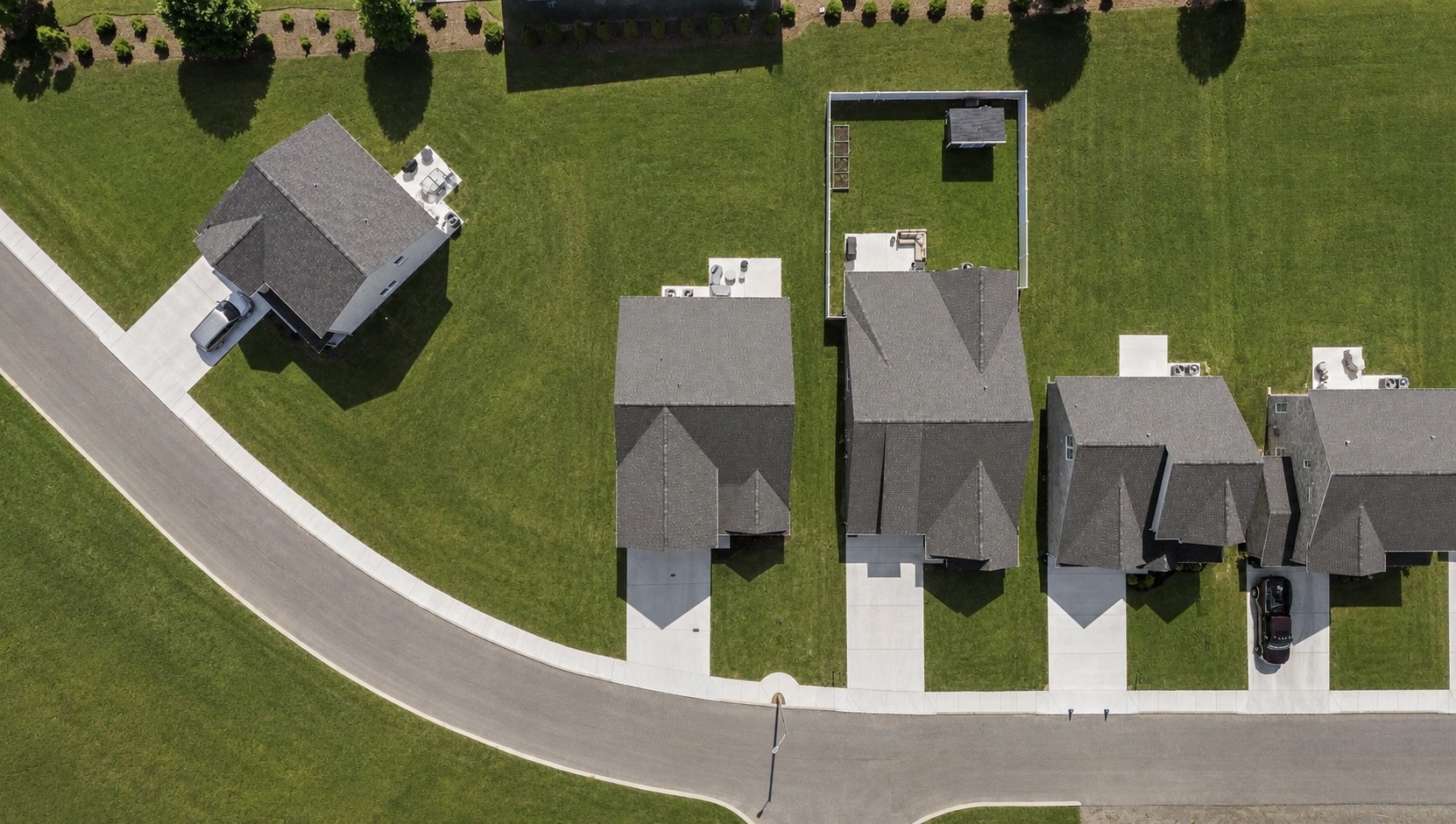 64 North Fork Branch Road Tullahoma, TN 37388 - Photo 37 of 49 an aerial view of houses with a swimming pool