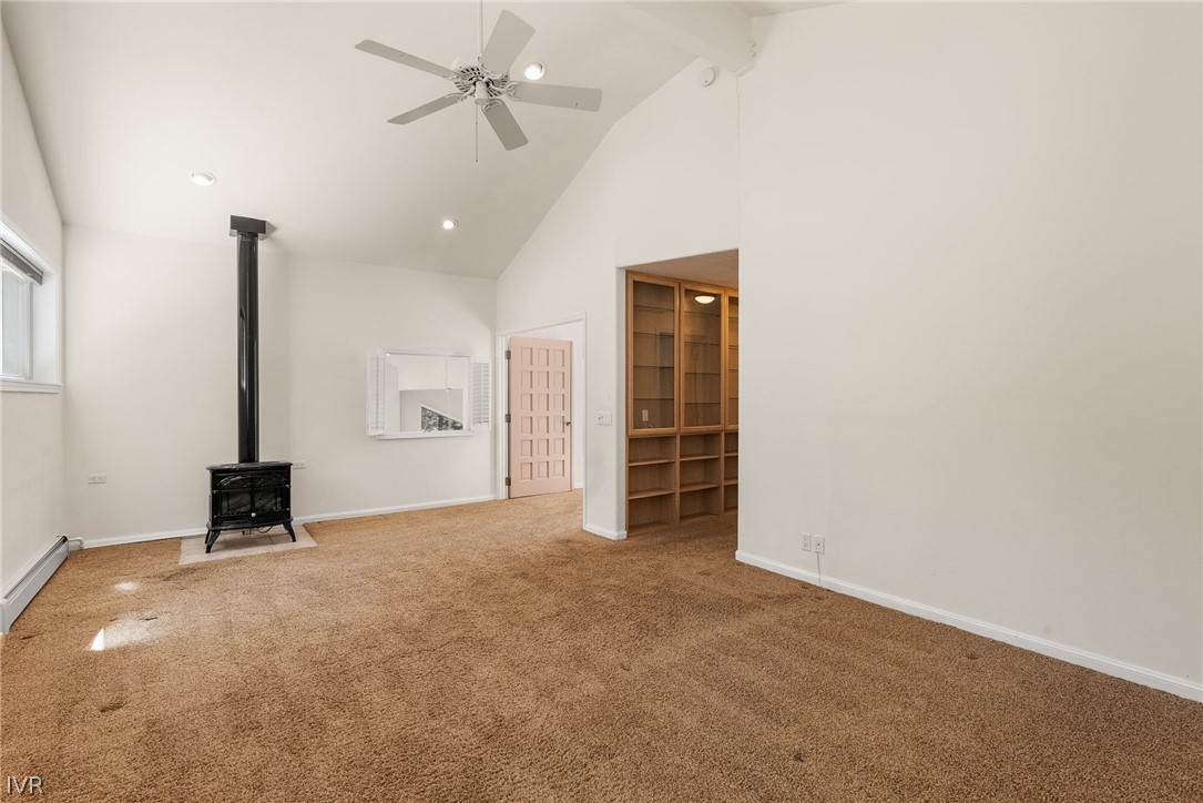 1094 Mill Creek Road Incline Village, NV 89451 - Photo 17 of 32 an empty room with closet and a ceiling fan