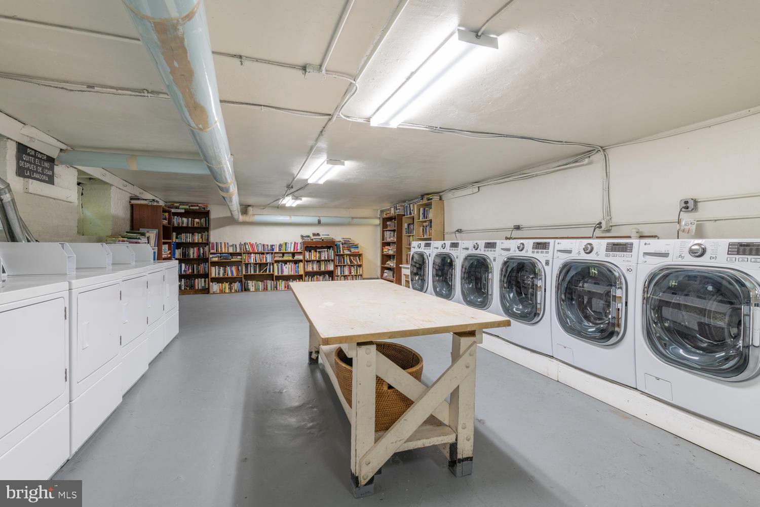 2022 Columbia Road Northwest, Unit 606 Washington, DC 20009 - Photo 48 of 52 Building Laundry Room (in-unit laundry allowed)
