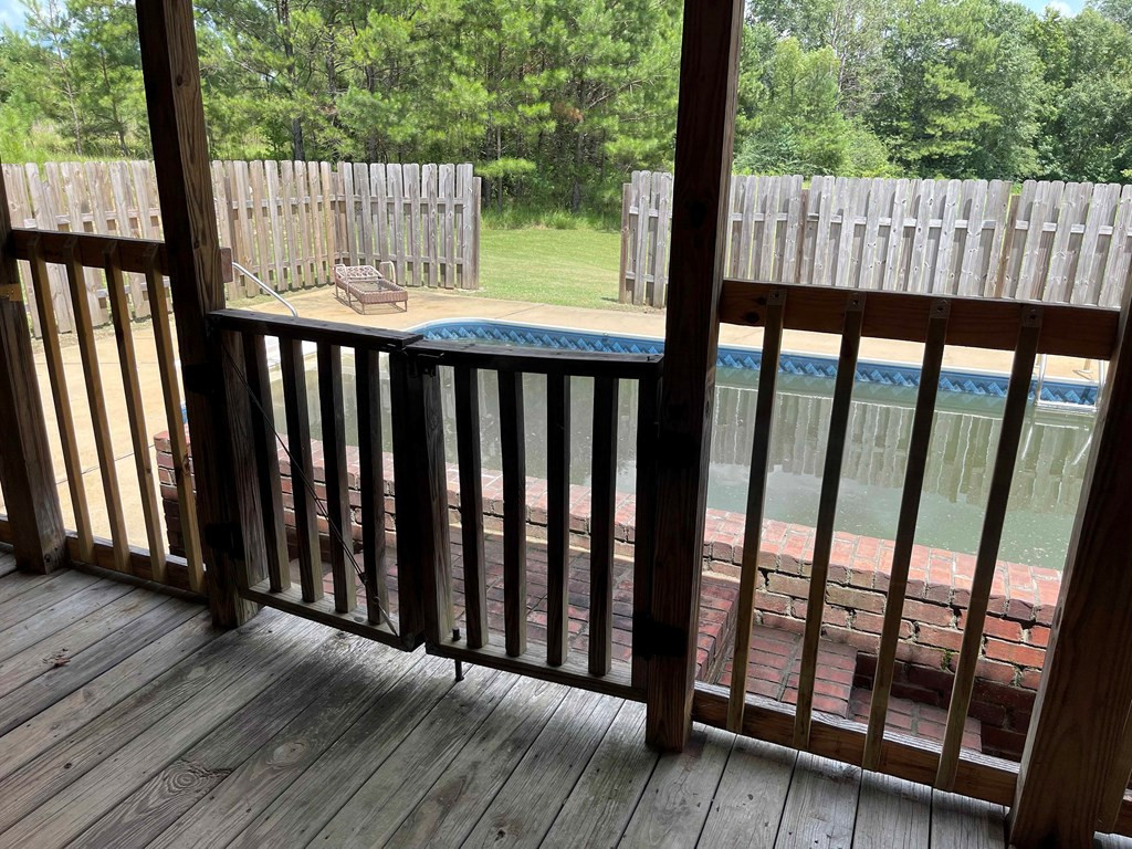 813 Mt Zion Road Northwest Wesson, MS 39191 - Photo 23 of 39 Back porch overlooking Pool and patio