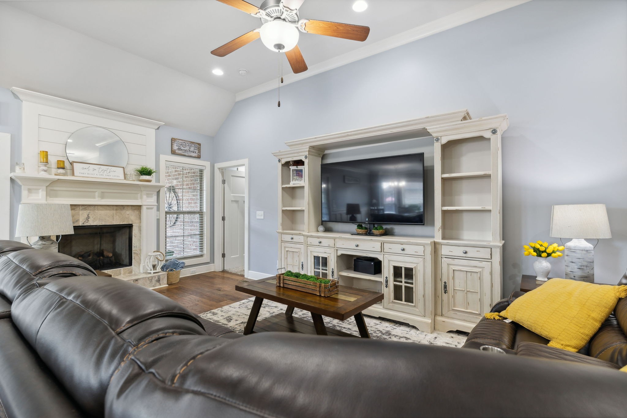 101 Flat Woods Road Lebanon, TN 37090 - Photo 14 of 55 a living room with furniture and a flat screen tv