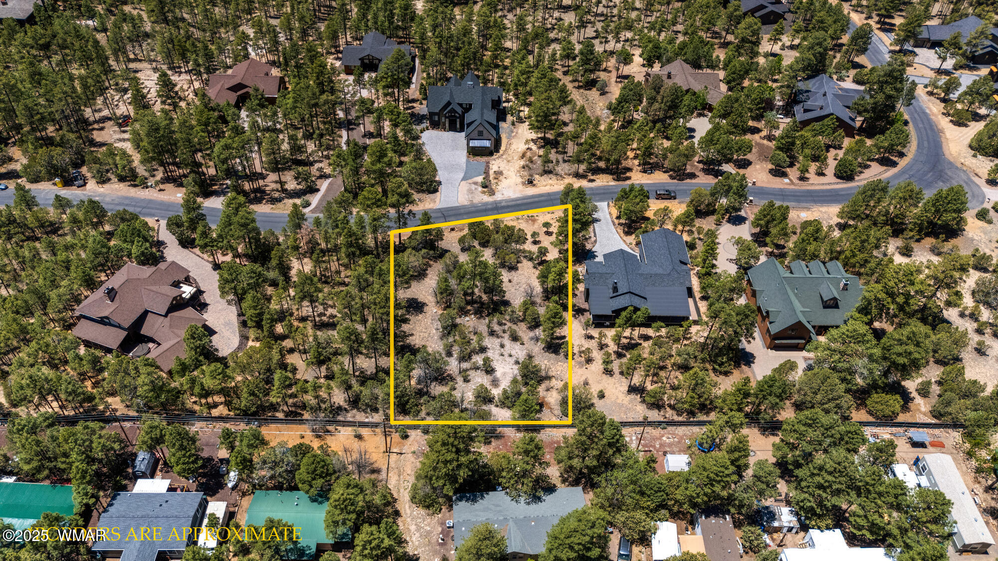 Approximate Lot Lines From Above