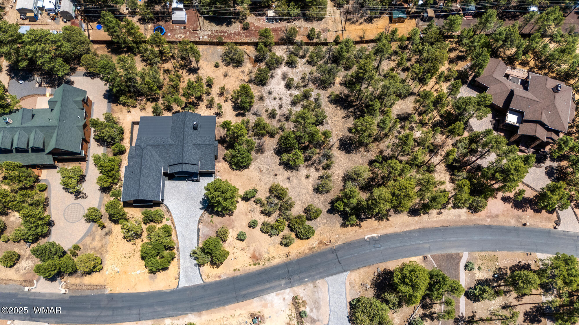 4490 West Hawthorn Road Show Low, AZ 85901 - Photo 7 of 9 Birds Eye View Of Lot