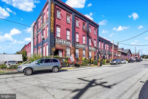 a view of a building with a outdoor space