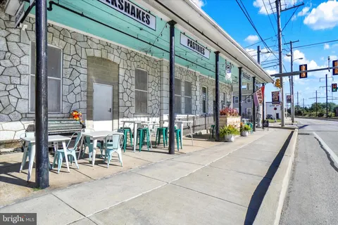 a view of the street