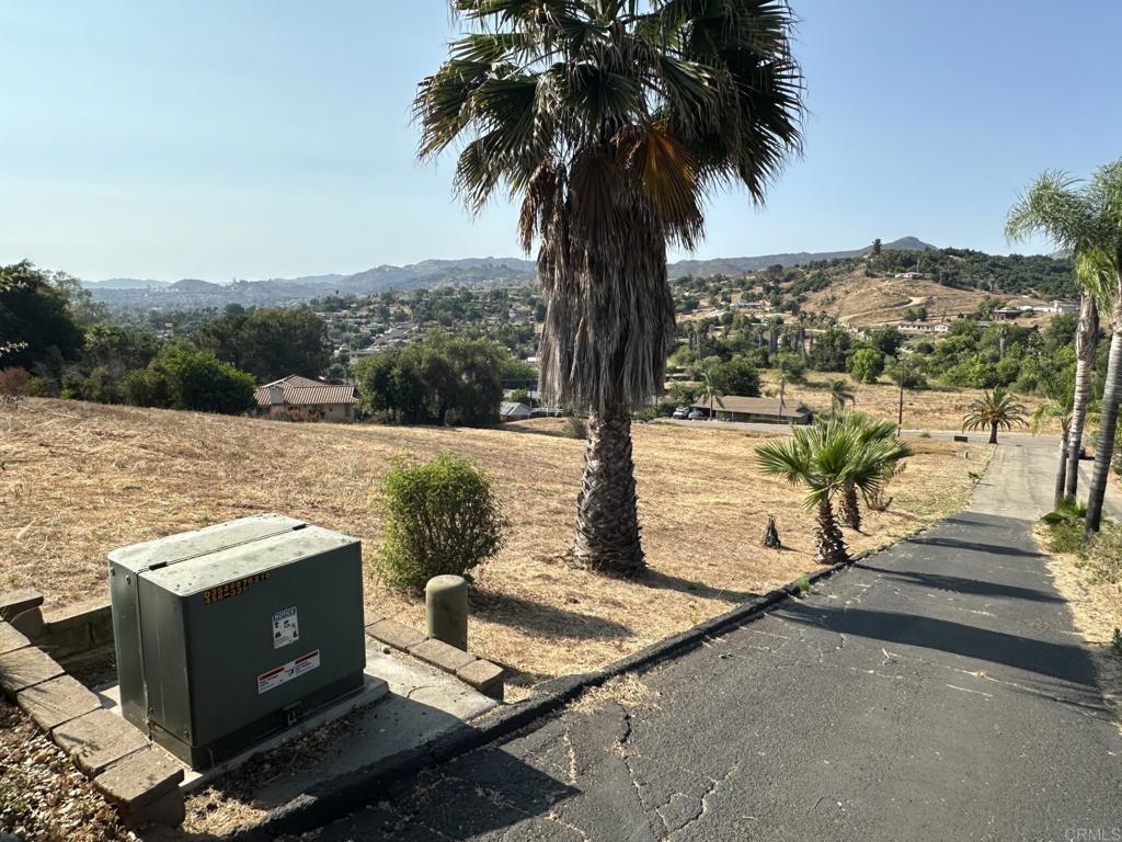 a view of a terrace with a yard