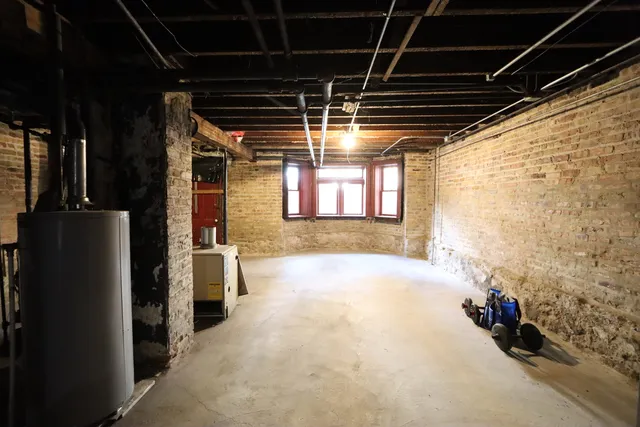 a view of storage and utility room