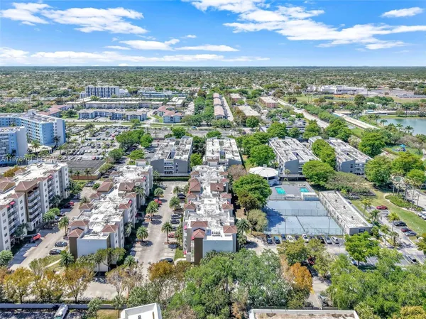 a view of city and sky