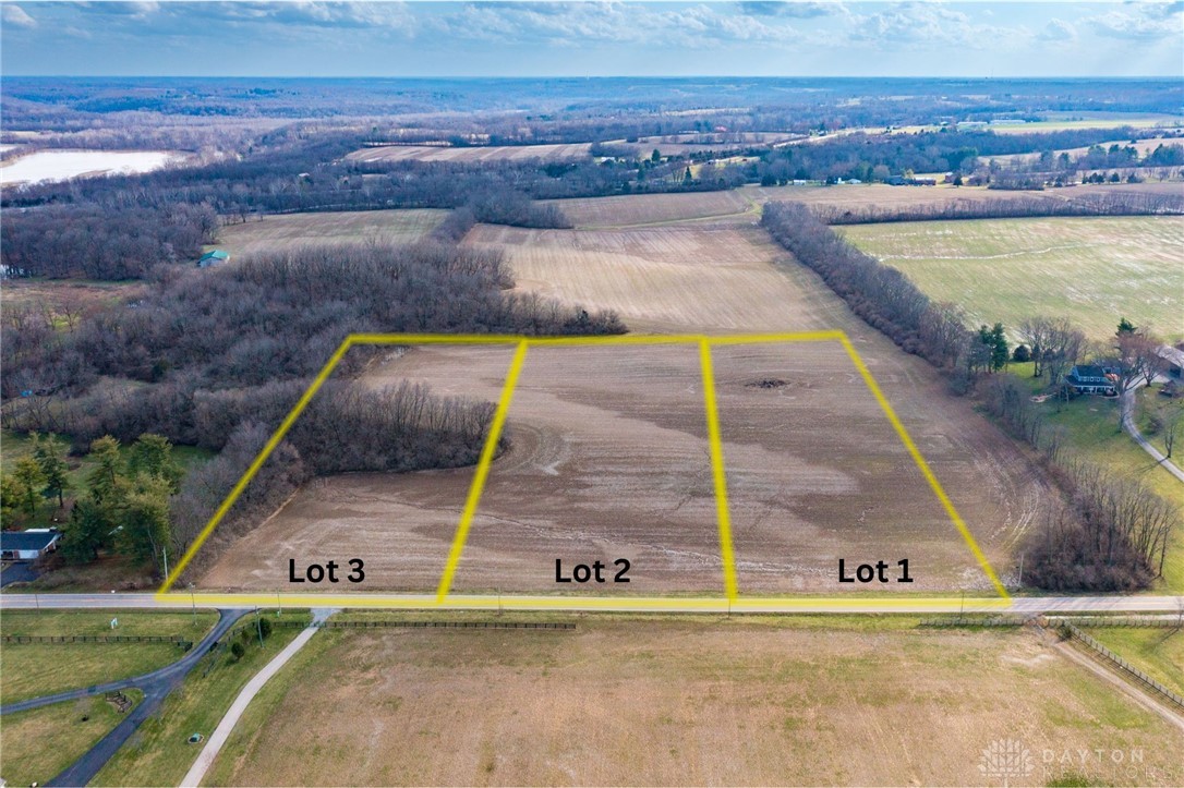 These expansive lots provide ample space for development, surrounded by a serene rural landscape.