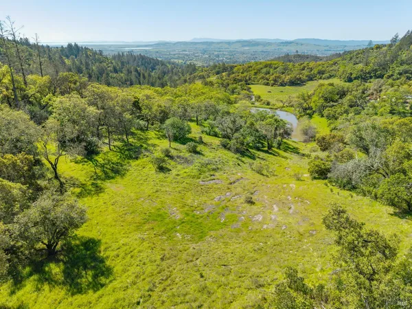 a view of a green field