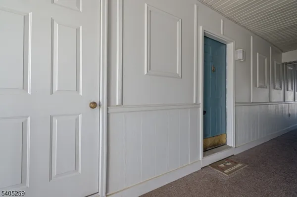 a view of a closet area