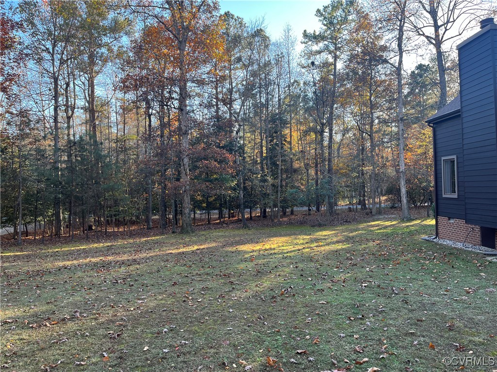 6220 Glebe Point Road Chesterfield, VA 23838 - Photo 14 of 50 a view of a backyard with large trees