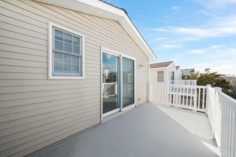 a view of a house with a balcony