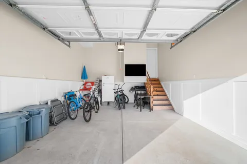 a view of a storage in a room