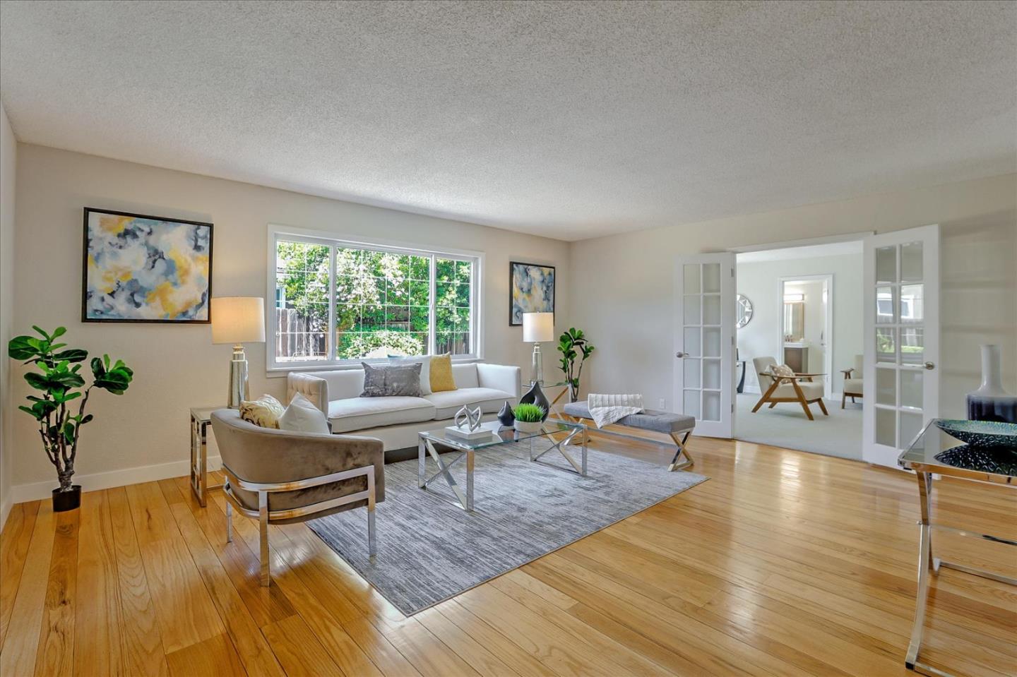 1660 Fordham Way Mountain View, CA 94040 - Photo 6 of 37 a living room with furniture and wooden floor