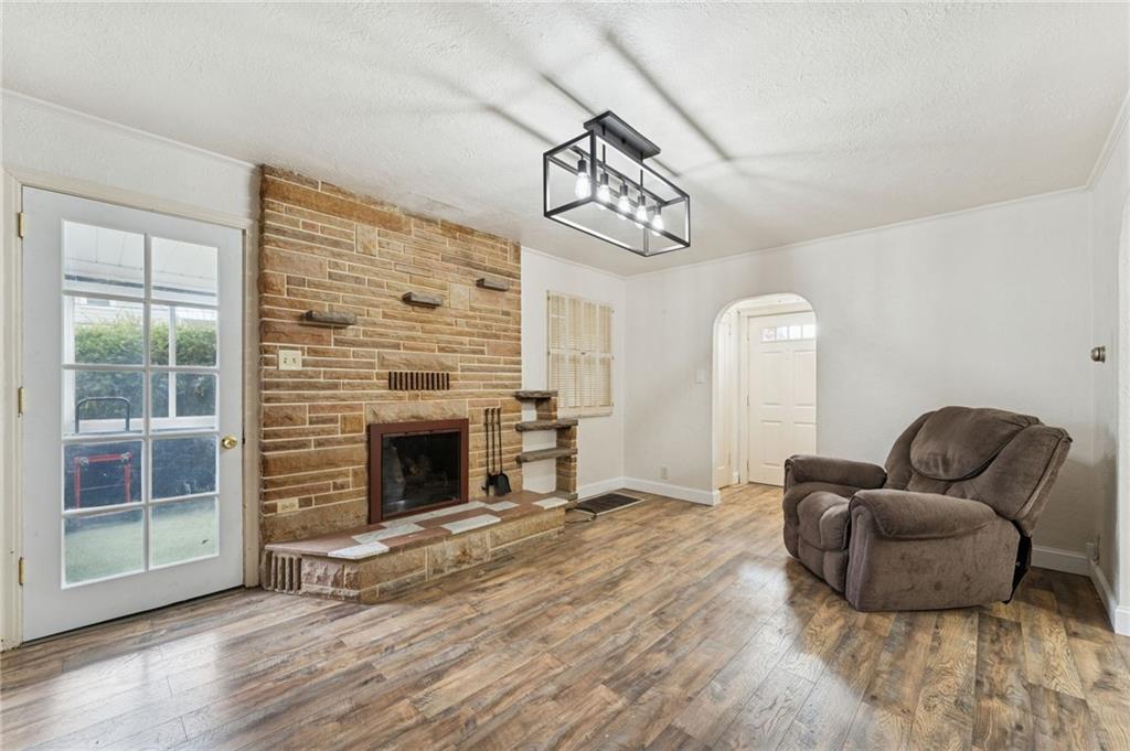 1200 Summerset Drive McKeesport, PA 15135 - Photo 8 of 27 a living room with furniture and a fireplace