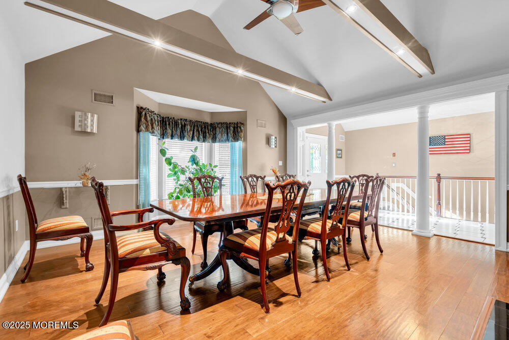 117 South Cooks Bridge Road Jackson, NJ 08527 - Photo 12 of 48 a view of a dining room with furniture window and wooden floor