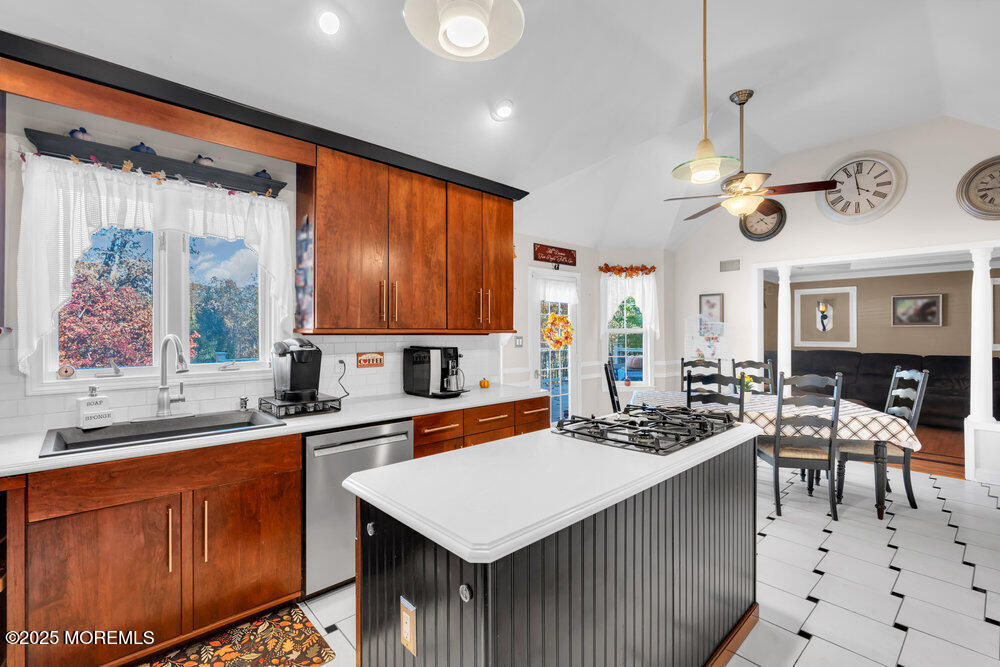 117 South Cooks Bridge Road Jackson, NJ 08527 - Photo 21 of 48 a kitchen with a sink stove and cabinets