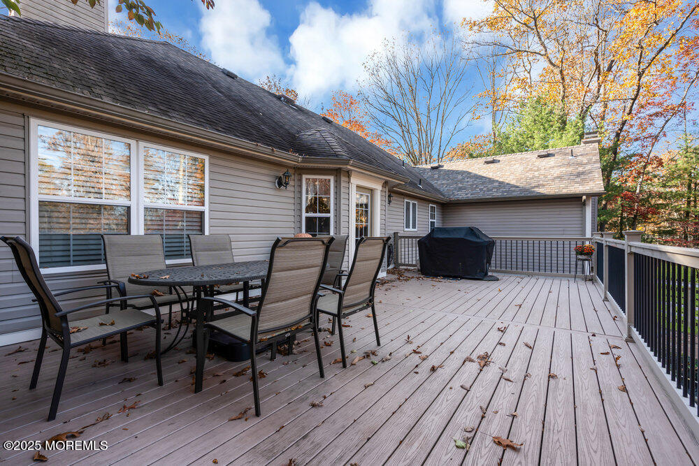 117 South Cooks Bridge Road Jackson, NJ 08527 - Photo 24 of 48 a view of backyard with a deck and wooden floor