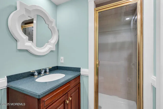 a view of a park with tree s