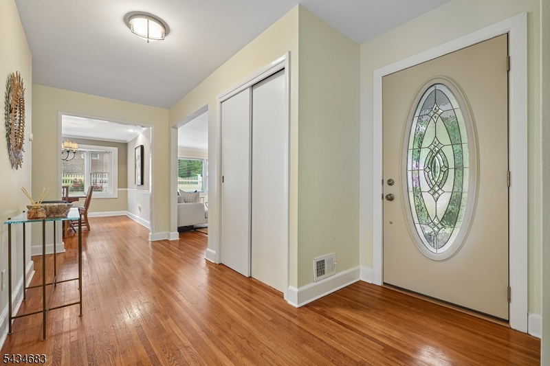 106 Division Avenue Summit, NJ 07901 - Photo 3 of 38 a view of an entryway with wooden floor