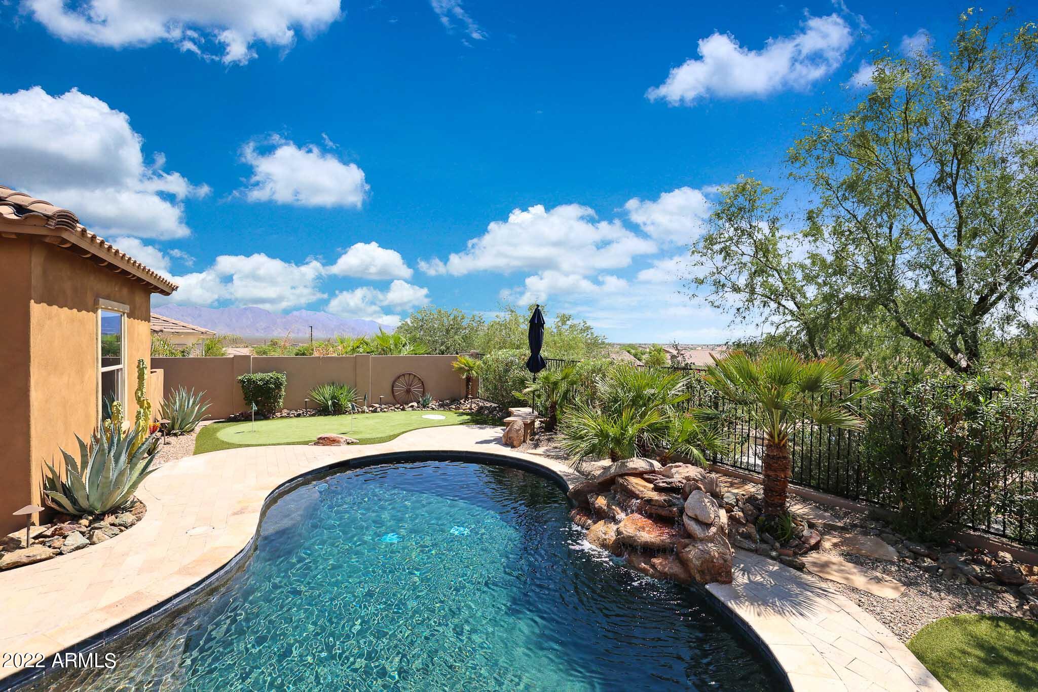 18333 West Desert Trumpet Road Goodyear, AZ 85338 - Photo 64 of 124 Waterfall pool