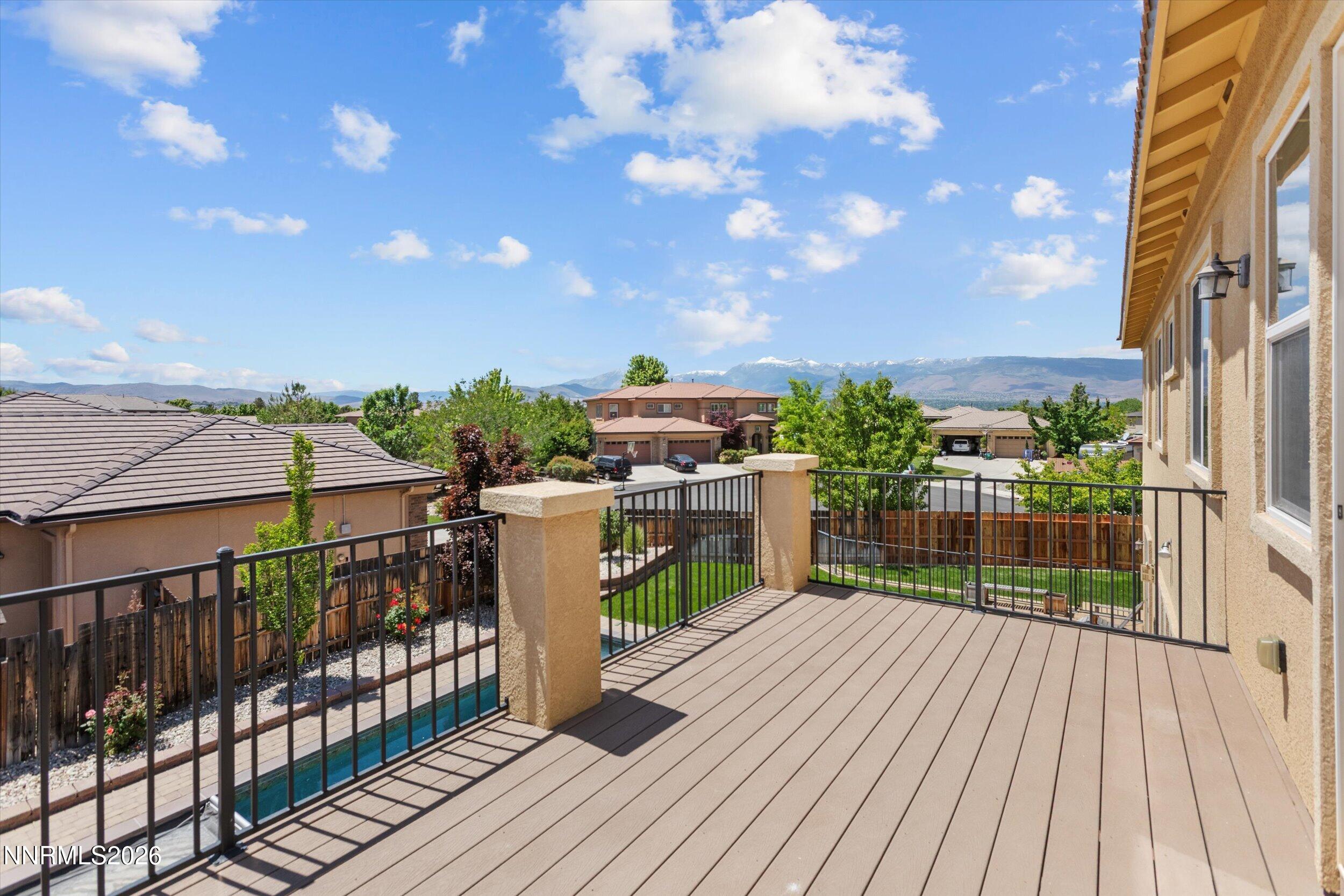 2920 Bull Rider Drive Reno, NV 89521 - Photo 37 of 51 a view of a balcony with wooden floor