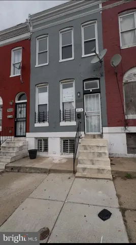 a view of a building with many windows