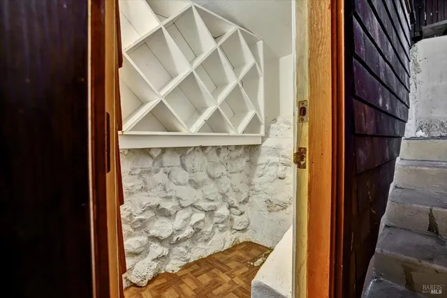 a view of an front door