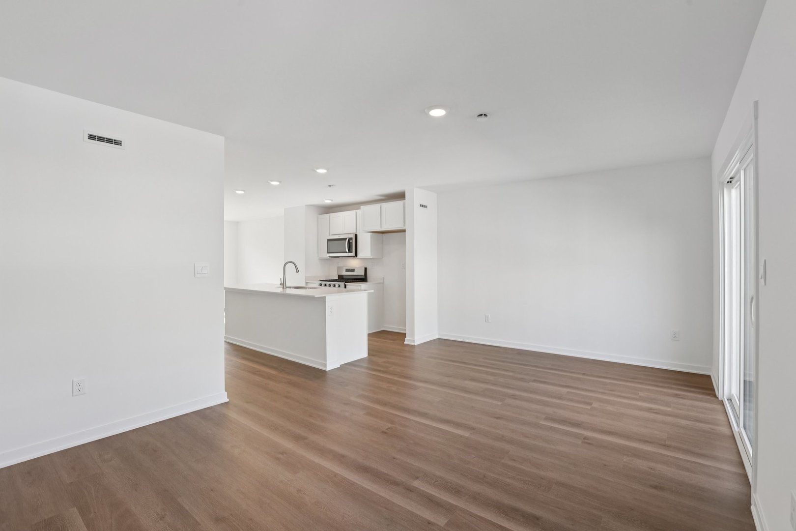 1403 Oakfield Lane Pingree Grove, IL 60140 - Photo 13 of 48 a view of kitchen with wooden floor