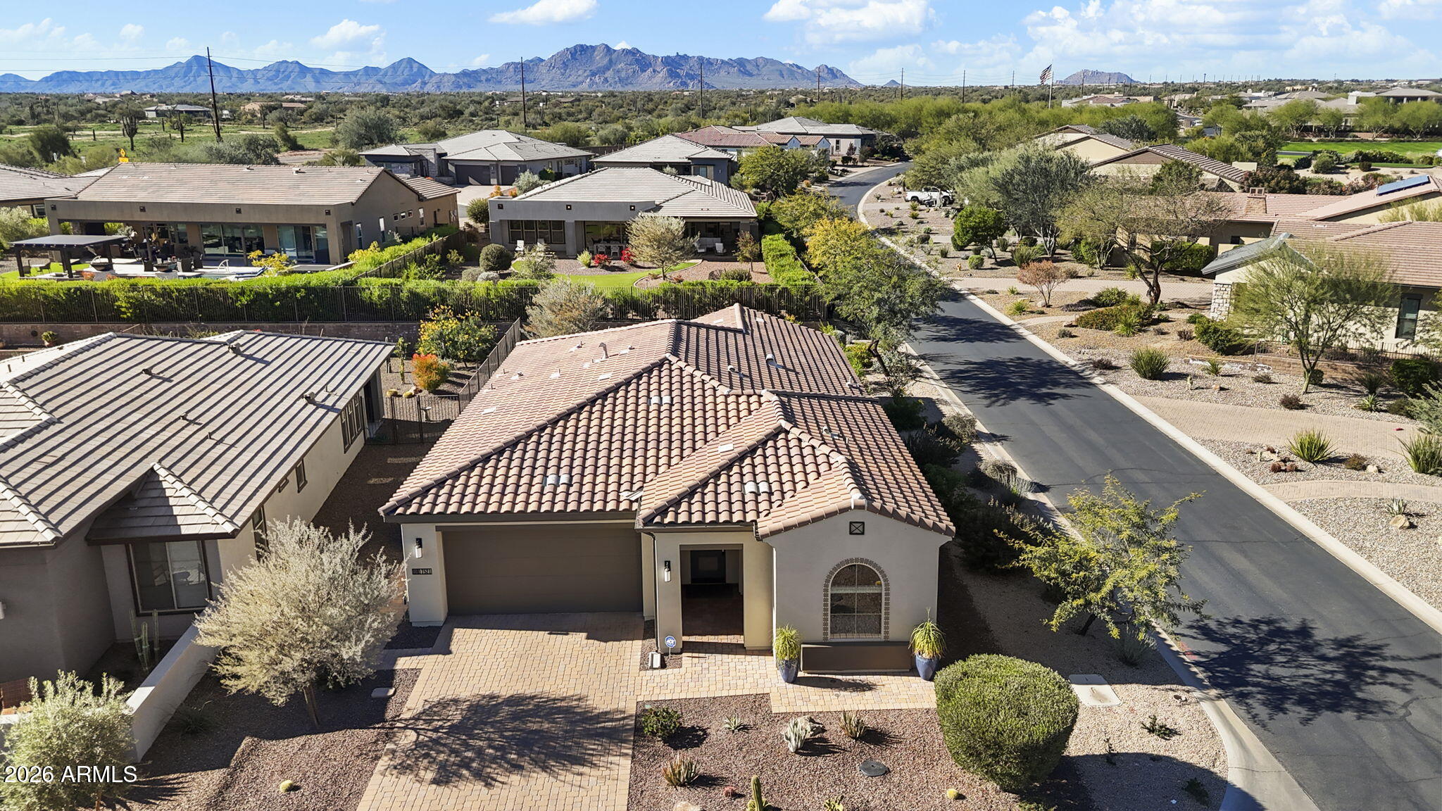 17521 East Silver Sage Lane Rio Verde, AZ 85263 - Photo 2 of 27 an aerial view of a house