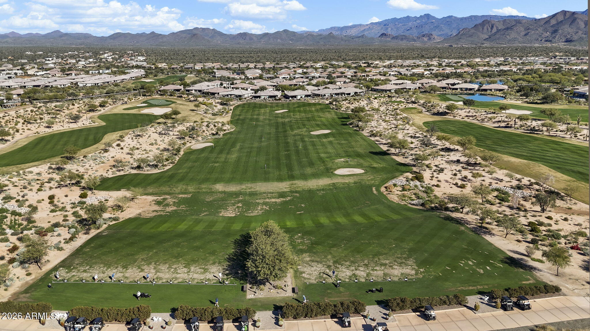 17521 East Silver Sage Lane Rio Verde, AZ 85263 - Photo 25 of 27 an aerial view of residential houses with outdoor space and trees