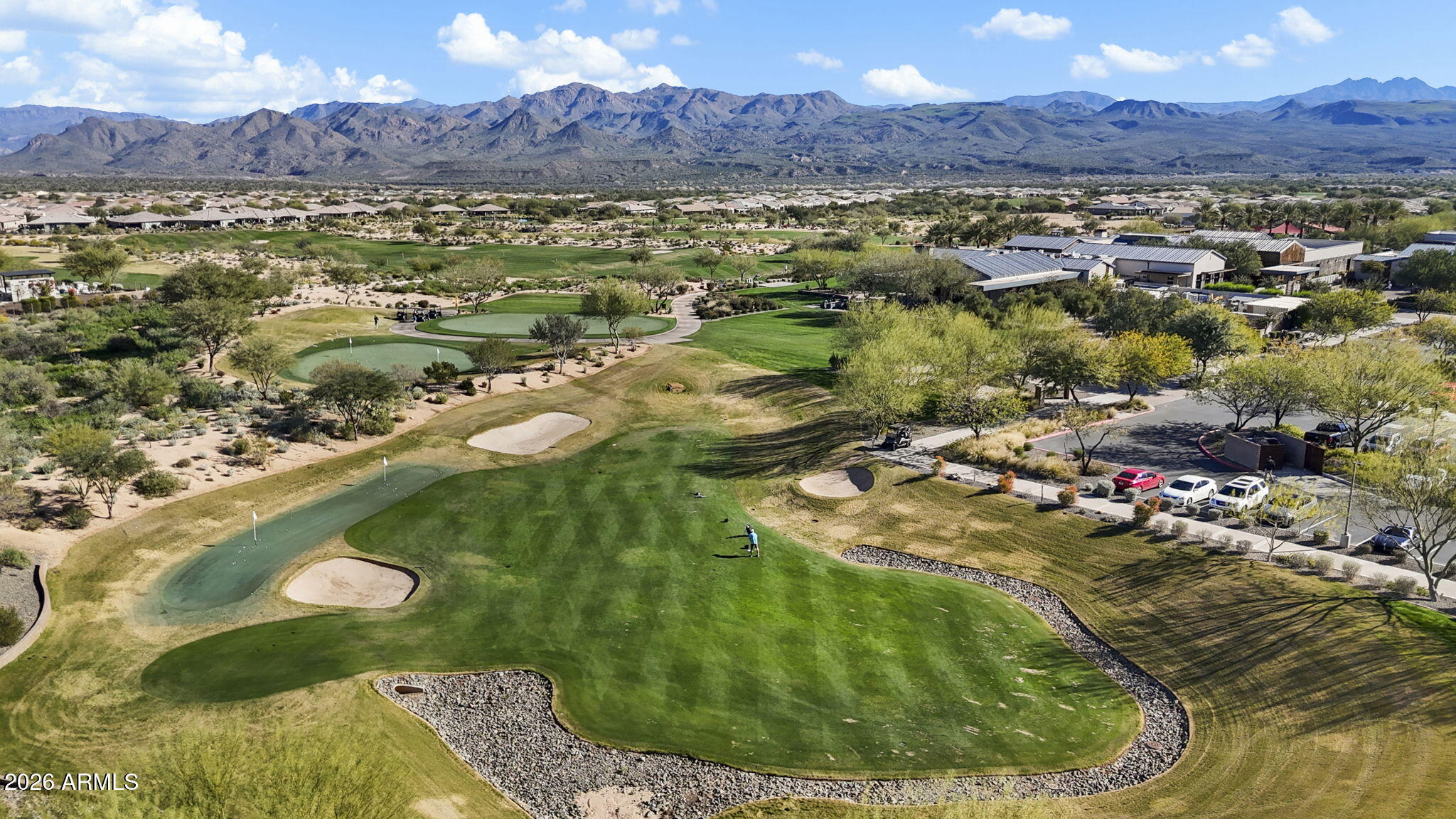 17521 East Silver Sage Lane Rio Verde, AZ 85263 - Photo 27 of 27 an aerial view of residential houses with outdoor space