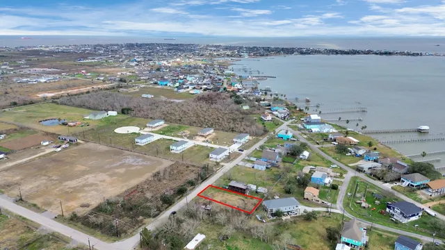 an aerial view of city