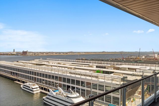 a view of a balcony with city view