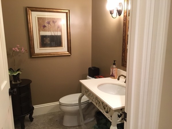 3 Fairbanks Road Lexington, MA 02421 - Photo 11 of 18 a bathroom with a toilet a sink and mirror