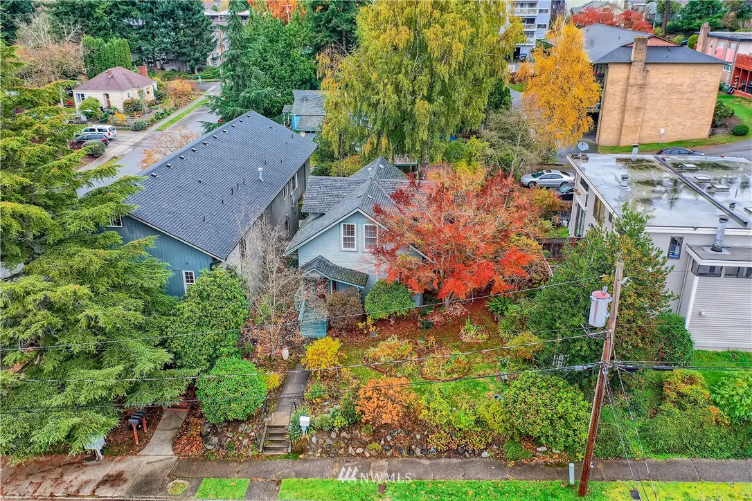 10308 Northeast 186th Street Bothell, WA 98011 - Photo 18 of 25 an aerial view of a house with garden space and street view