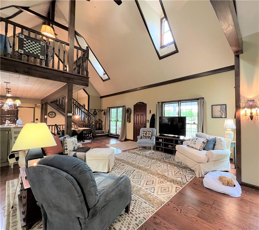 1673 Methodist Road Greenville, PA 16125 - Photo 10 of 25 a living room with furniture and a flat screen tv