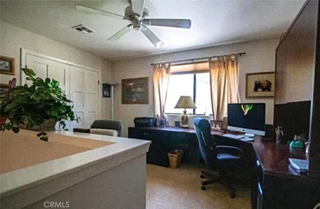 132 Rio Del Loma Kernville, CA 93238 - Photo 12 of 33 a view of a workspace with furniture and a window