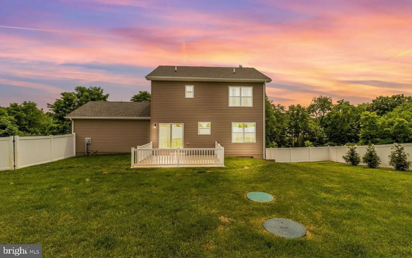 123 Hank Aaron Road Berkeley Springs, WV 25411 - Photo 32 of 32 Charming home with sunset backdrop.