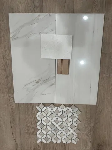 a view of wooden floor