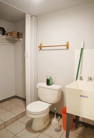 a view of a livingroom with a chandelier