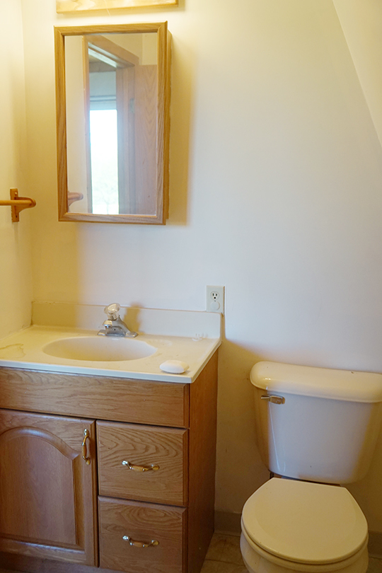 3526 East 2179th Road Ottawa, IL 61350 - Photo 48 of 58 a bathroom with a sink a toilet and mirror