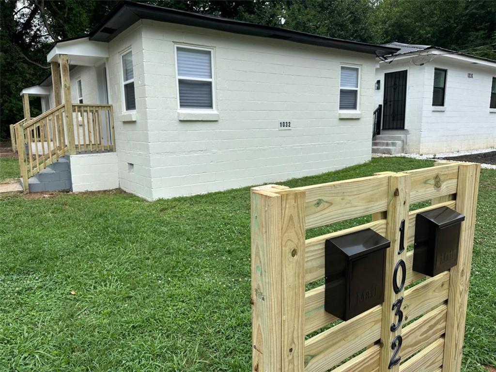a view of outdoor space and yard