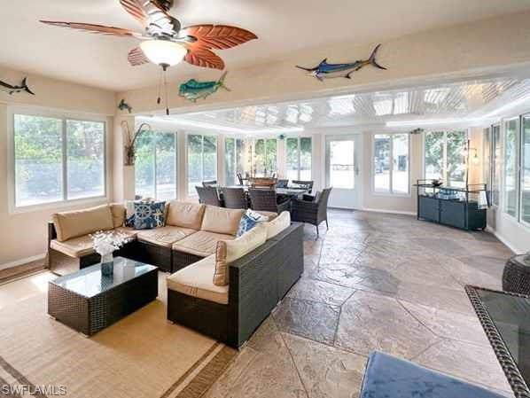 3790 35th Avenue Northeast Naples, FL 34120 - Photo 22 of 27 a living room with furniture and a large window