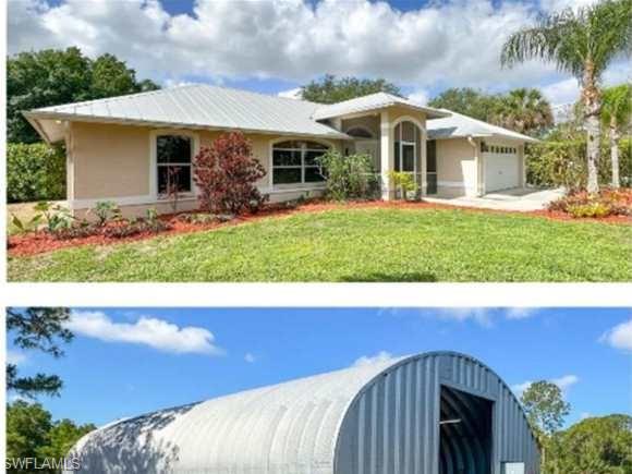 3790 35th Avenue Northeast Naples, FL 34120 - Photo 4 of 27 a view of a house with a swimming pool and a yard