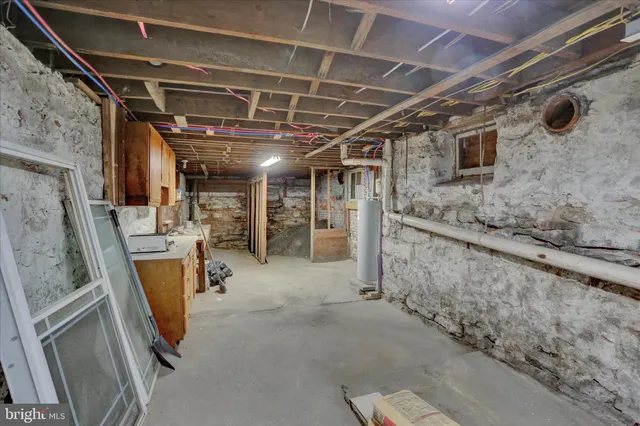 a view of storage and utility room