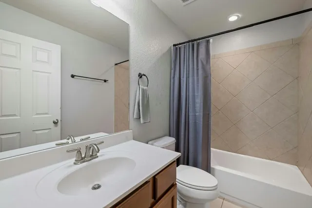 a view of a lake with houses