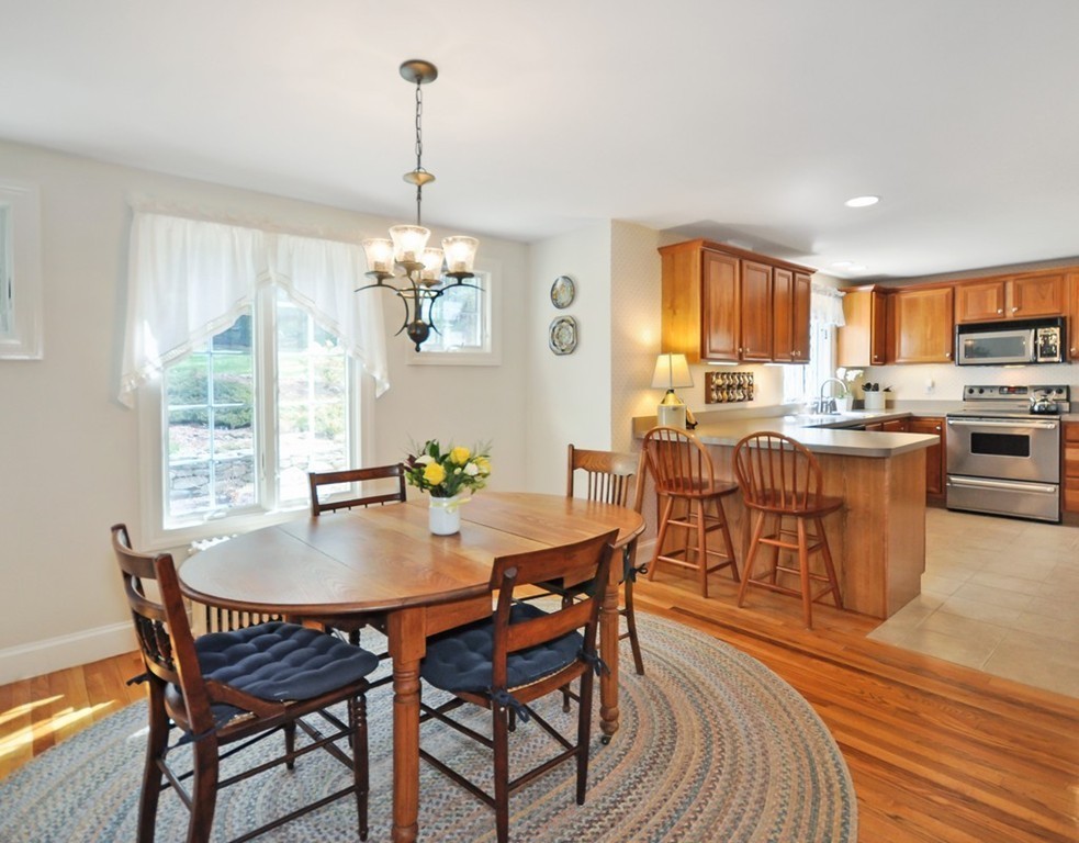 51 Harvard Road Stow, MA 01775 - Photo 5 of 17 a view of a dining room with furniture window and outside view