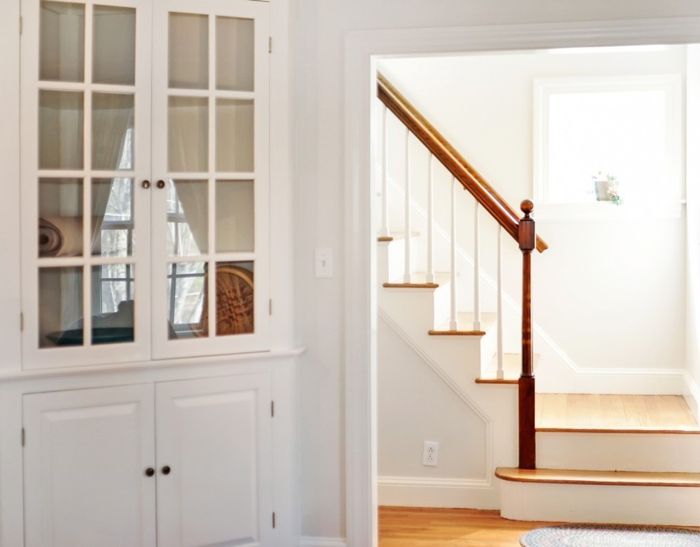 51 Harvard Road Stow, MA 01775 - Photo 9 of 17 a view of entryway with wooden floor and stairs